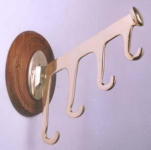Hanger Brass & Wood