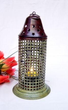 Iron Lantern Antique Finish