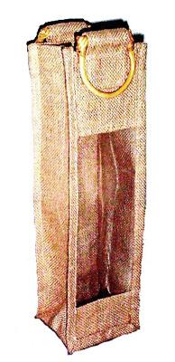Wine Bottle Bag (with display window)