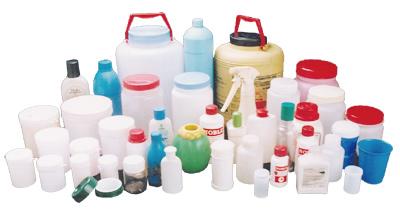 VARIOUS TYPES OF ROUND PLASTIC CONTAINERS