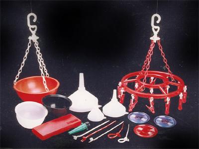 HOUSE HOLD FLOWER POTS, ROUND HANGERS AND FUNNELS