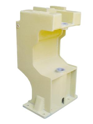Support - Sheet Metal, Variable Dimensions, Off-White | Durable, Reliable, Heavy-Duty, Efficient, Strong, Stable, Powder Coated, Base Mount
