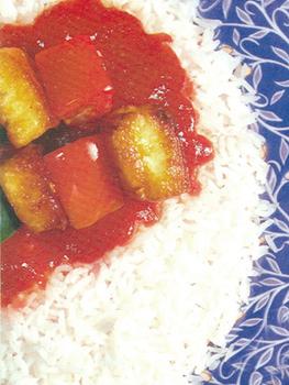 Boiled Rice & Curry