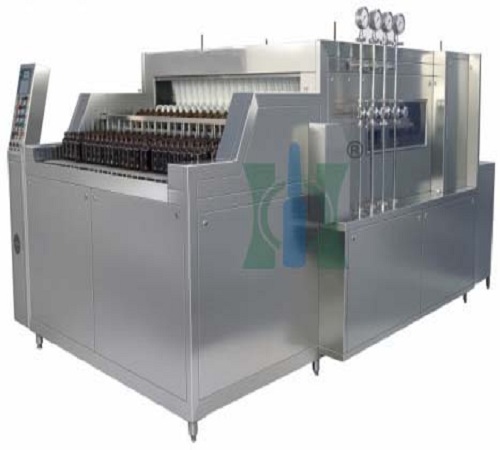 Matt Automatic Linear Bottle Washing Machine