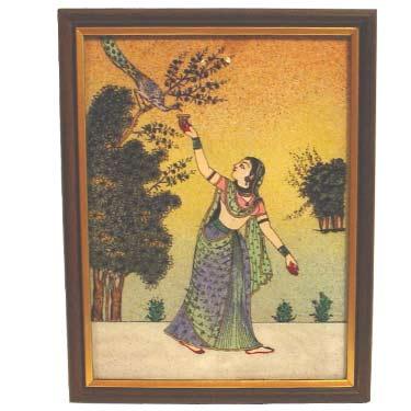 Semi Precious Gem Stone Painting