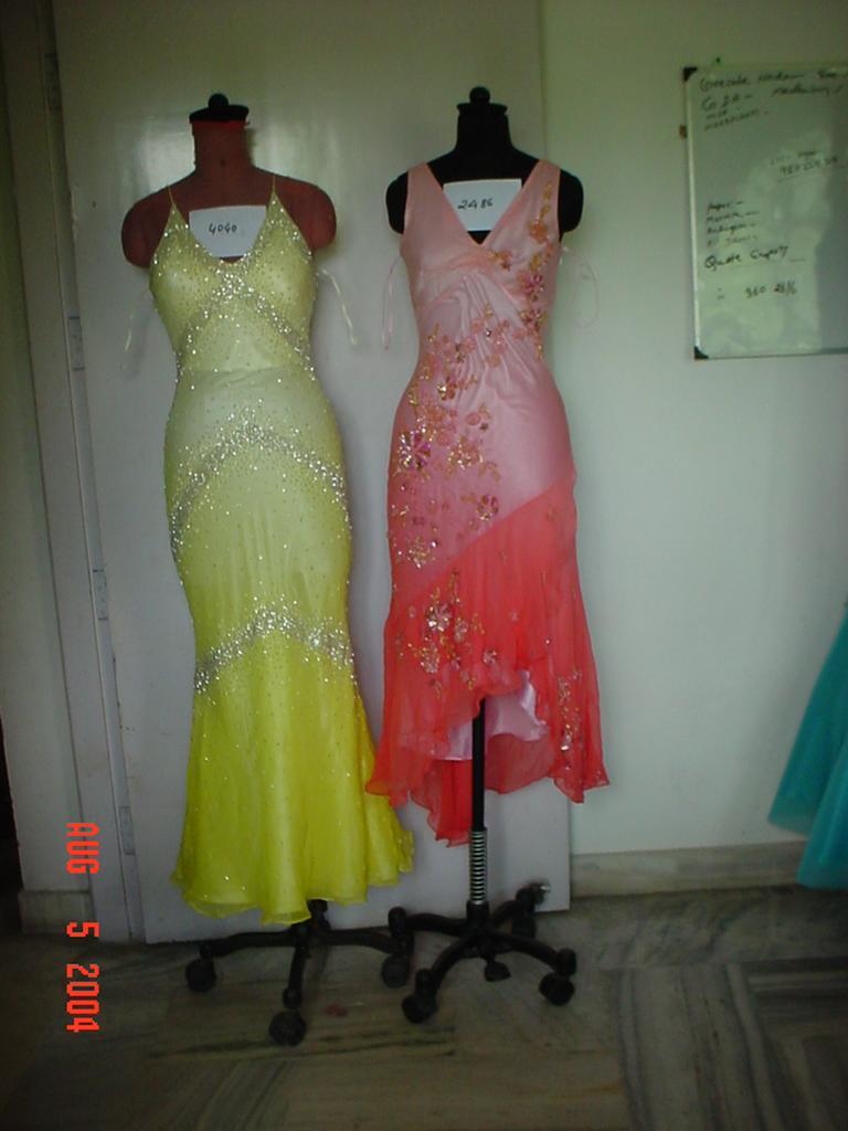 Silk Squins Ladies Dress # 4040 & 2486