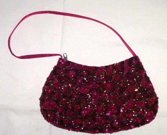 BEADED EVENING BAG