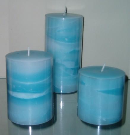 Rustic Three Tone Pillars