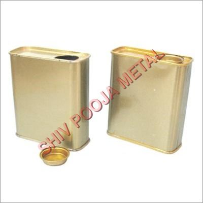 Golden Gallon Type Plain Tin Container