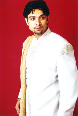 White sherwani