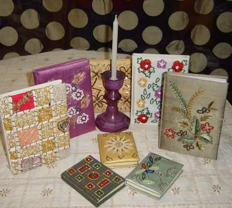 BEADED FABRIC DAIRES.