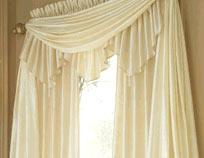 CURTAINS - Polyester Variable Dimensions Beige | Rod Pocket Heading Light Control Privacy Decorative Durable Easy Cleaning Valance Style