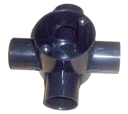 Deep Junction Boxes - 20 mm Four way