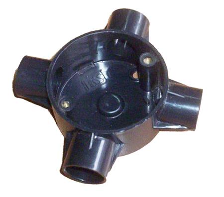 Circular Junction Boxes - 20 mm Four way