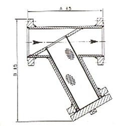 Cast Design Fabricated End Y Type Strainer
