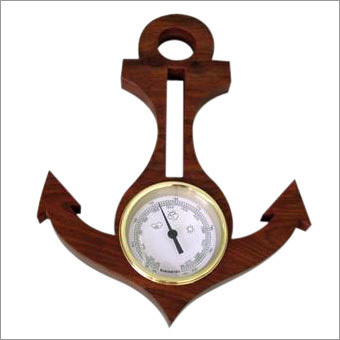 Wall Wood Anchor Barometer