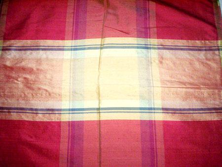 Dupion Silk Checks Fabrics