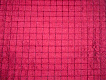 Dupion Checked Silk Fabric