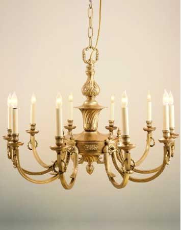 Ten Light Loop Chandelier