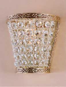 One Light Crystal Sconce