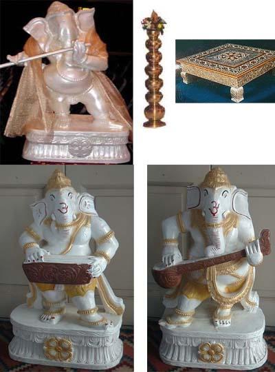 Fiber Glass Ganesh, Bedachori Chori for Aisle Deco