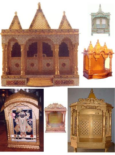 Wooden Carving , Meenakari Temples