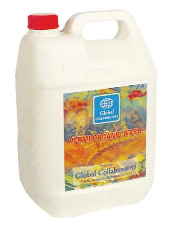 Vermi Organic Wash - Plastic Can 5 Liters, White | Pest Control, Organic, Broad Spectrum, Eco-Friendly, Neem Based