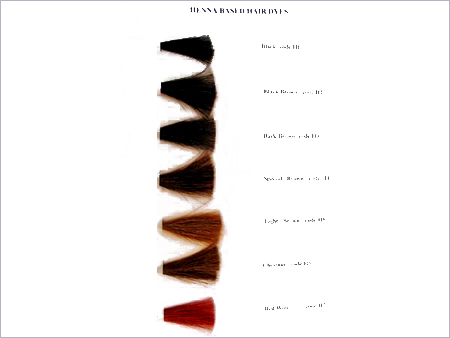 Henna based hair dyes
