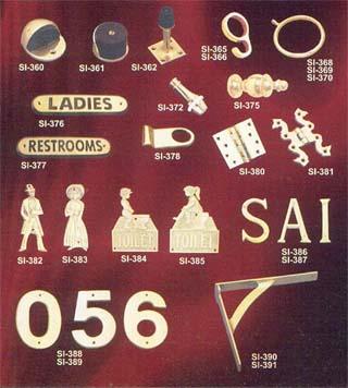 MISCELLANEOUS HARDWARES - Brass & Steel, Varied Sizes | Durable, Versatile Designs, Easy Installation