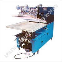 Semi Automatic Flat Screen Printing Machine - Iron, 15"x22" Print Area, 220-250v Single Phase, Plc Control, Bi-directional Printing, Approx 300-325 Kgs