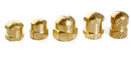 Brass Dom Nut