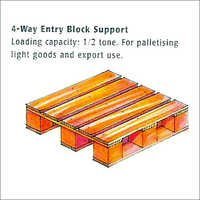 Wood 4 Way Entry Pallets
