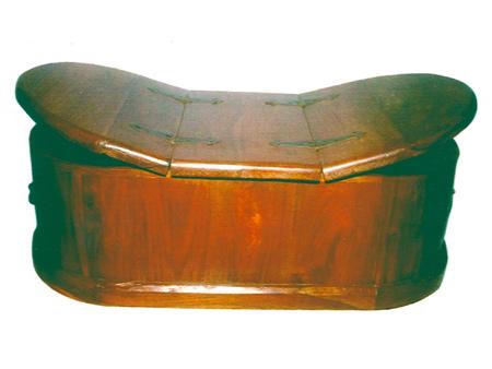 Storage Chest Coffee Wooden Table