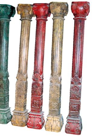 Antique Replica Wooden Pillar