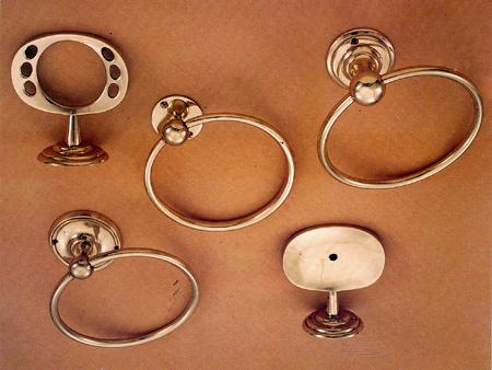 BATHROOM FITTINGS - SOAP/TOOTHBRUSH HOLDER/TOWEL RINGS
