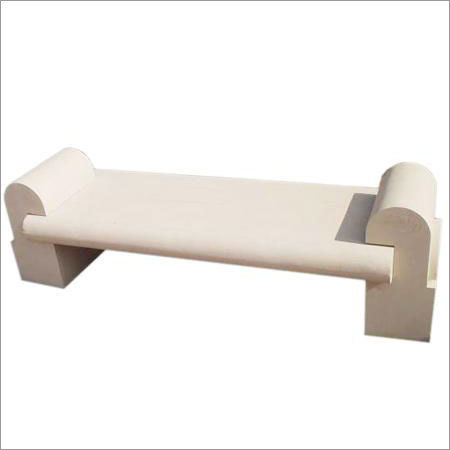 Sandstone Bench - Polished Finish, 72x24x18 inches | Comfortable Seating, Durable Material, Easy to Clean, Elegant Design, Weather Resistant