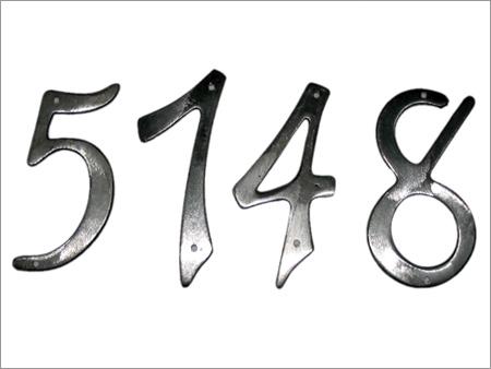 Aluminium Numerals