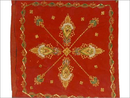 POLYSTER WITH COTTON FABRICS WITH JARI EMBROIDERY