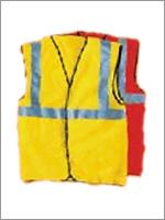 Reflective Vest - Polyester, S-XXL, Yellow | Zipper Closure, High Visibility, Reflective Strips, Durable Material
