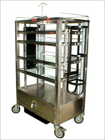 Laproscopy Trolley with Glass Partition