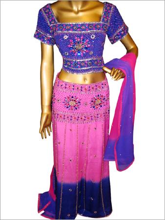 Designer Fishnet Lehnga