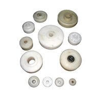 Galvanized White Polymer Wheels