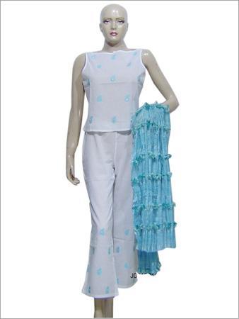 Cotton -Top, Pant, Stole