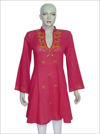 Cotton Embroidered Dress