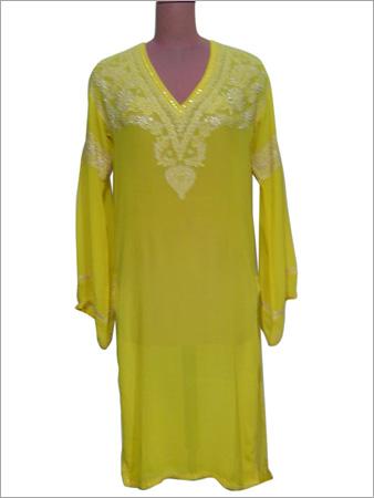 Silk Embroidered Caftan