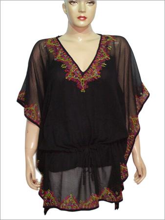 Embroidered Poncho