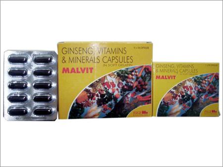 Ginseng, Vitamins & Minerals Capsules