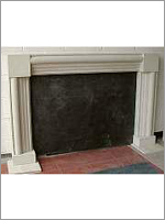 marble fireplace