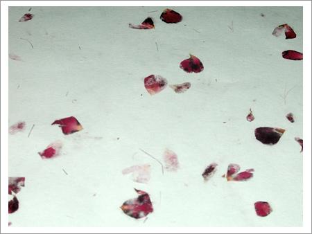 Floral Handmade Paper - Rose Petals, 22x30 Inches, Pink | Unique Texture, Eco-Friendly, Elegant Design, Versatile Use
