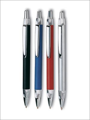 Button Press Ball Pens - Metal & Plastic, 140x10mm, Black/Blue Ink | Smooth Writing, Durable Design, Convenient Click, Reliable Mechanism